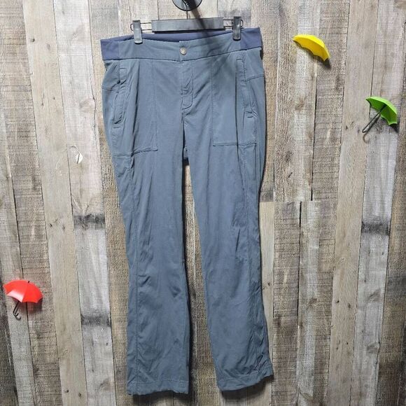 Athleta Trekkie Jogger 2.0 Pants Women's  Gray Stretch Nylon Ripstop Tapered - Picture 1 of 4